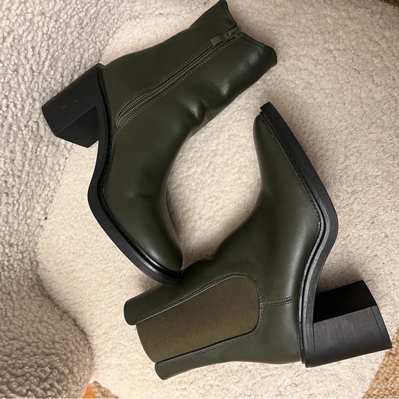 Olive Green Matisse Booties - Picture 2 of 7